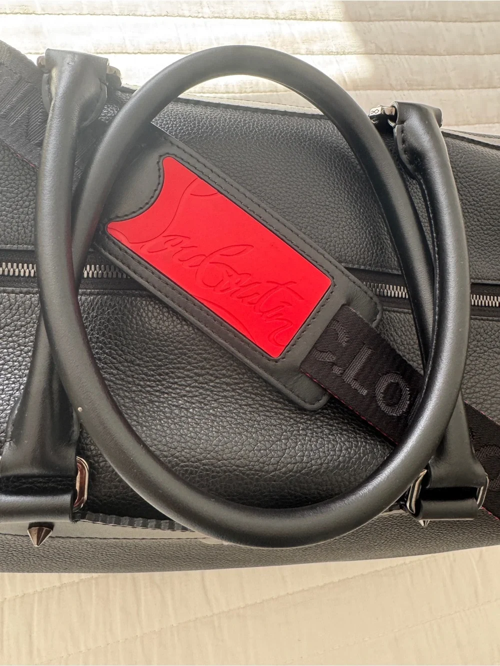 Christian Louboutin Ruisbuddy Leather duffle